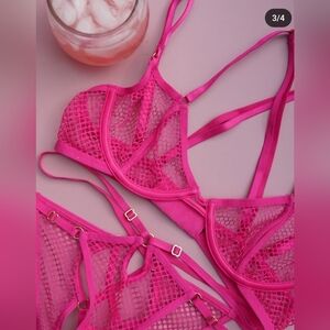 Sexy Victoria's Secret Fishnet lingerie XL